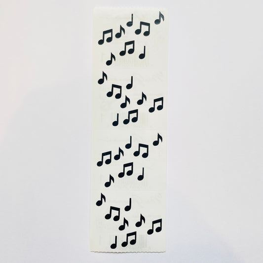 Mrs. Grossman's: Black Music Notes Stickers