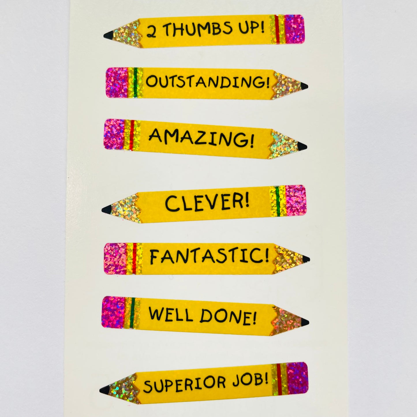 Mrs. Grossman's: Sparkle Pencil Sticker