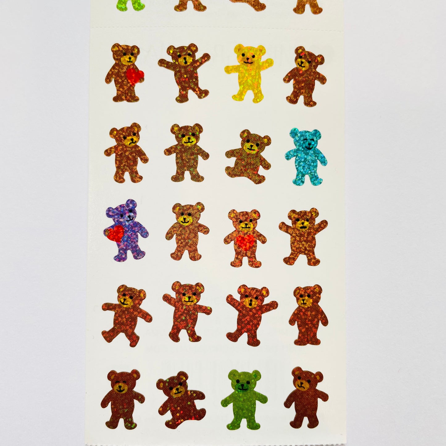 Mrs. Grossman's: Micro Sparkle Bear Stickers