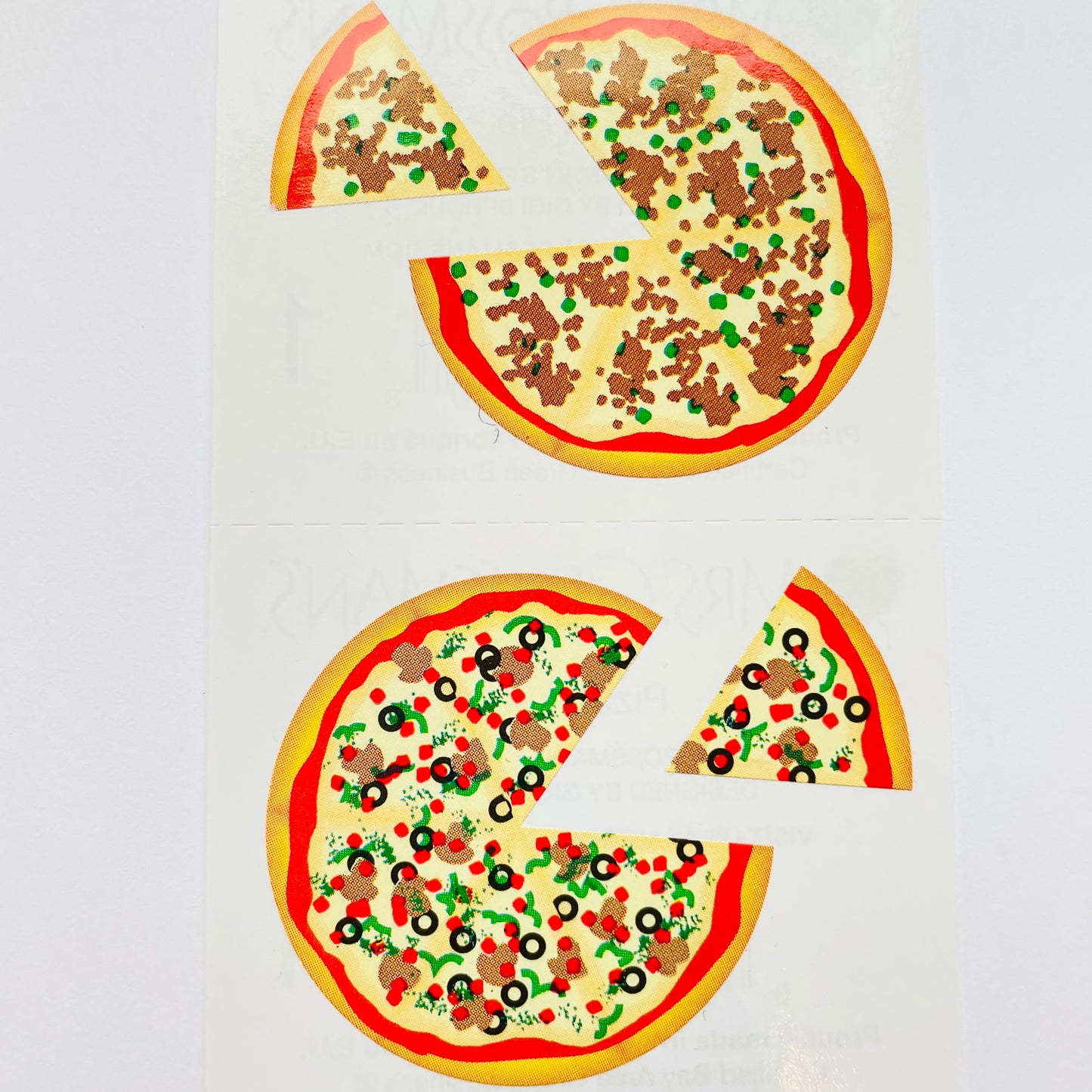 Mrs. Grossman's: Pizza Pie Stickers