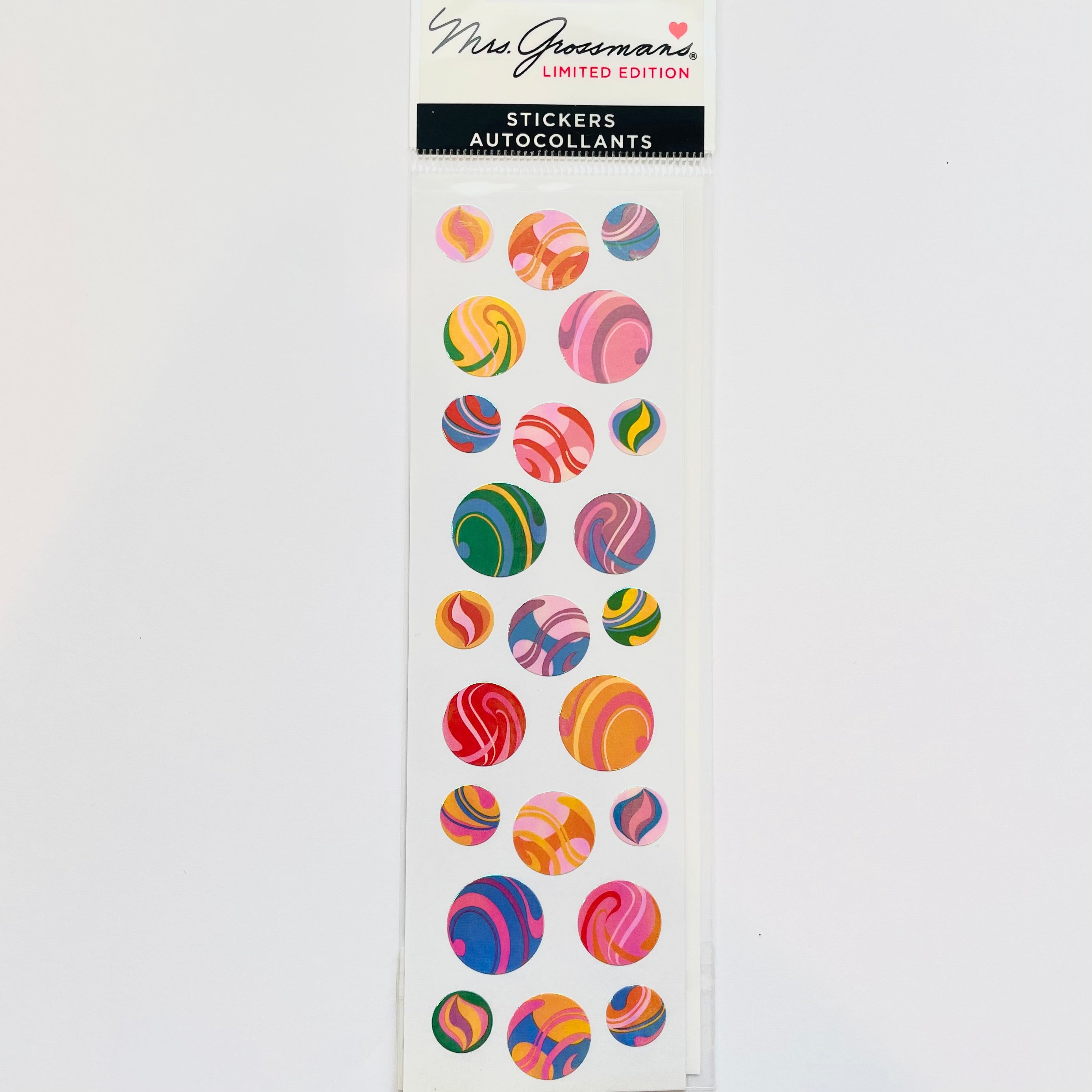 Mrs. Grossman's: Opal Marbles Stickers - New in Package – Sticker Stash ...