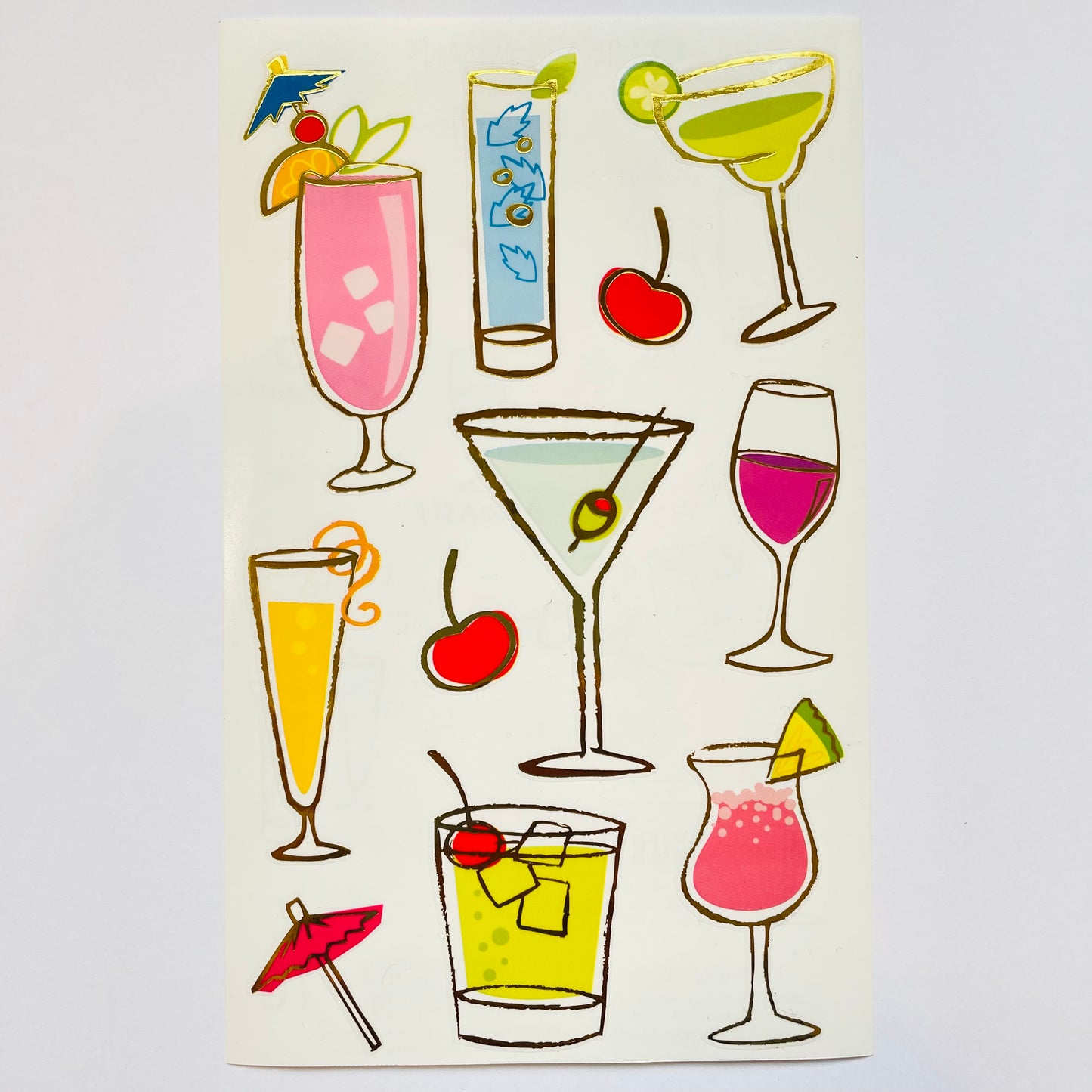 Mrs. Grossman's: Cocktails Stickers