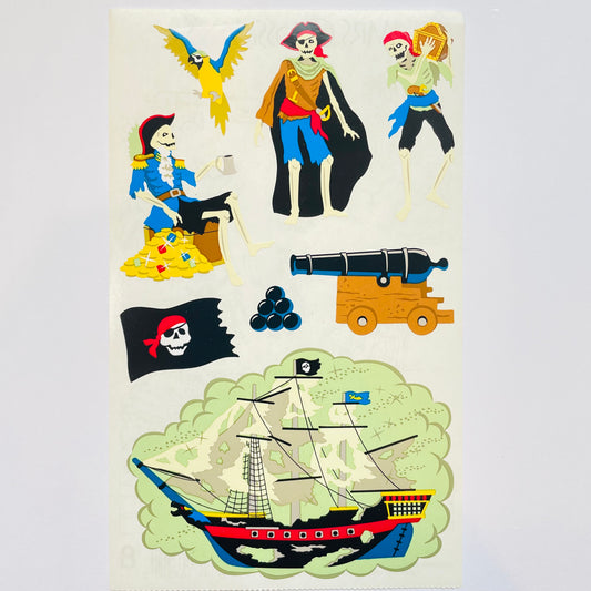 Mrs. Grossman's: Skeleton Pirates with Pirate Ship Stickers