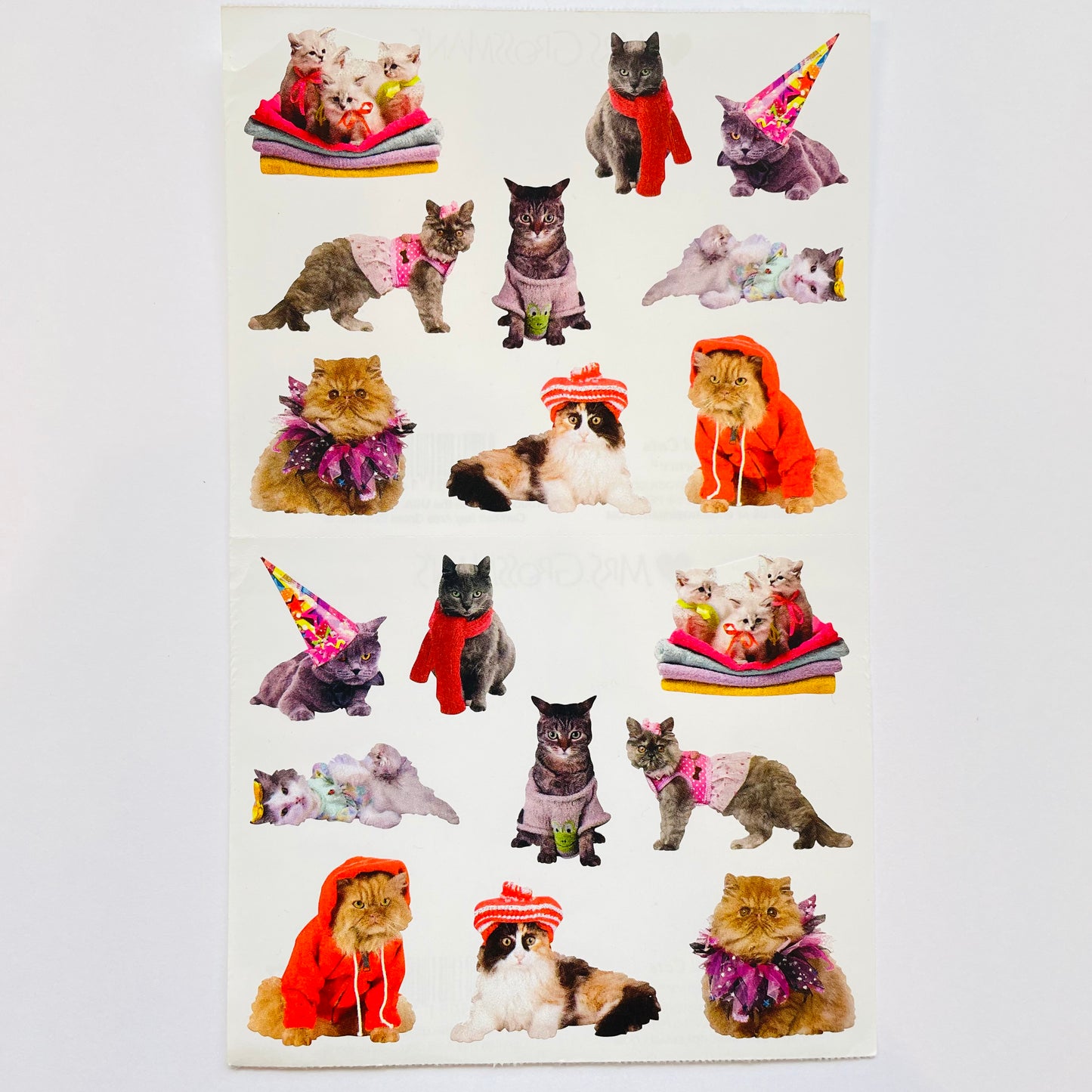 Mrs. Grossman's: Pampered Cats Stickers