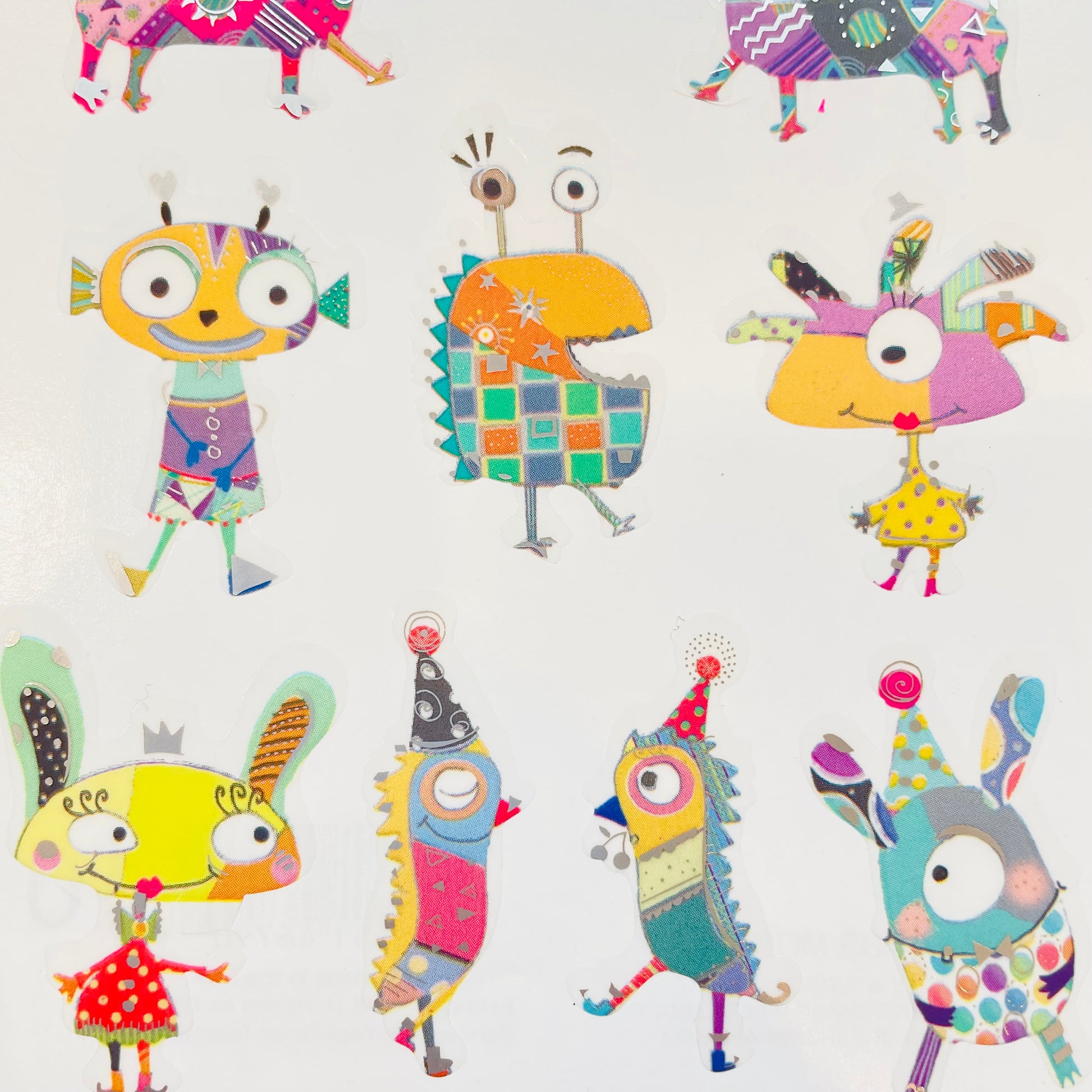many marvelous monsters Mrs. Grossman's: Turnovsky Marvelous Monsters Stickers – Sticker Stash Outlet