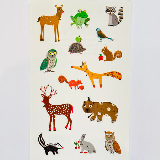 Mrs. Grossman's: Turnovsky Wondrous Woodland Animal Stickers