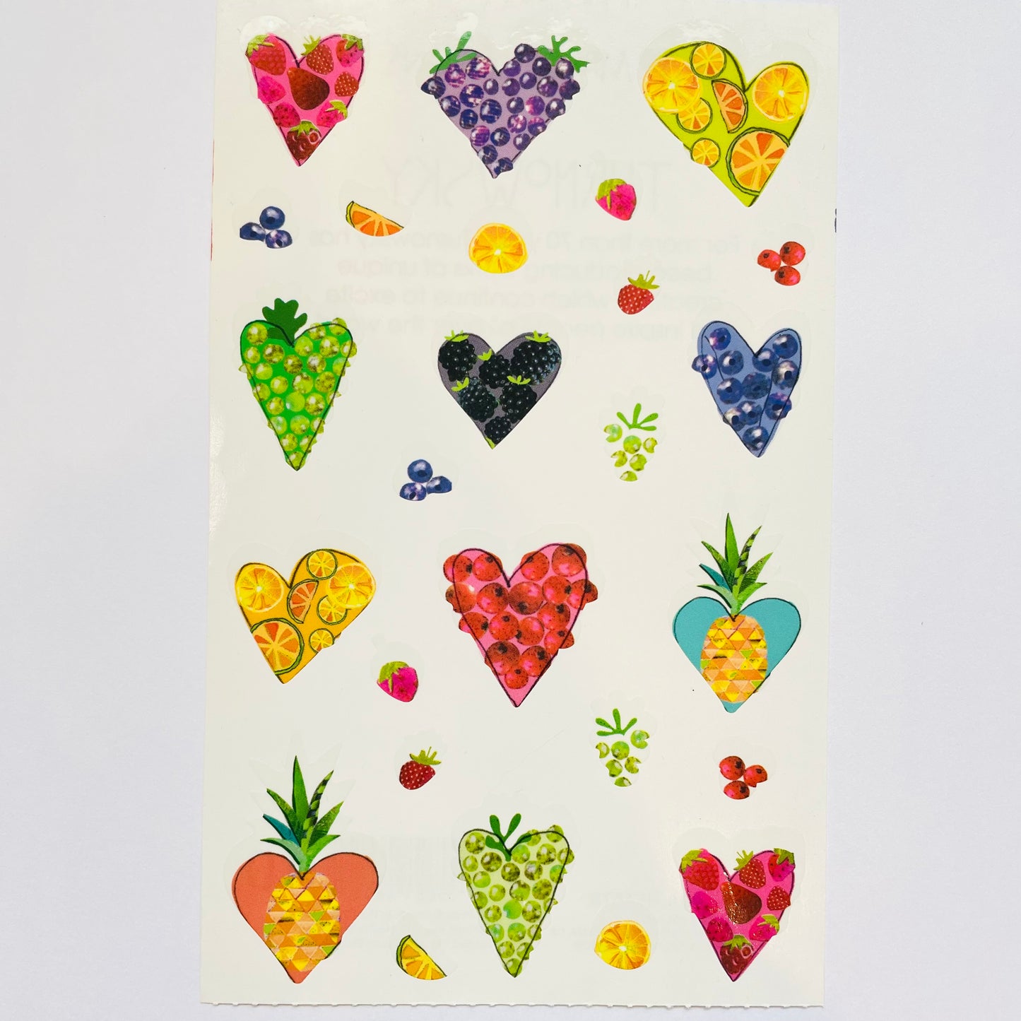 Mrs. Grossman's: Turnovsky Fruitful Heart Stickers