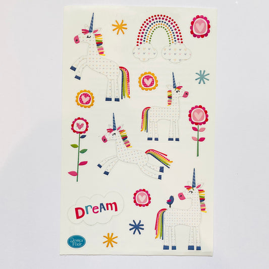 Mrs. Grossmans: Jessica Flick Dreamy Unicorn Stickers