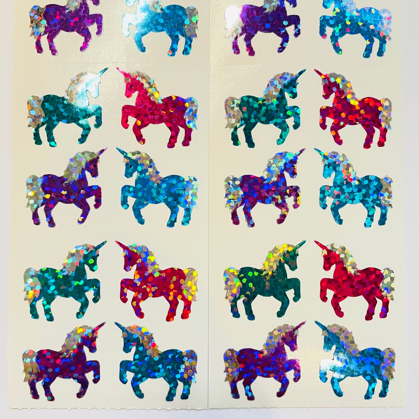 HAMBLY: Micro Unicorn glitter stickers